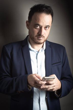 Retrato corporativo foto profissional gestor comercial 